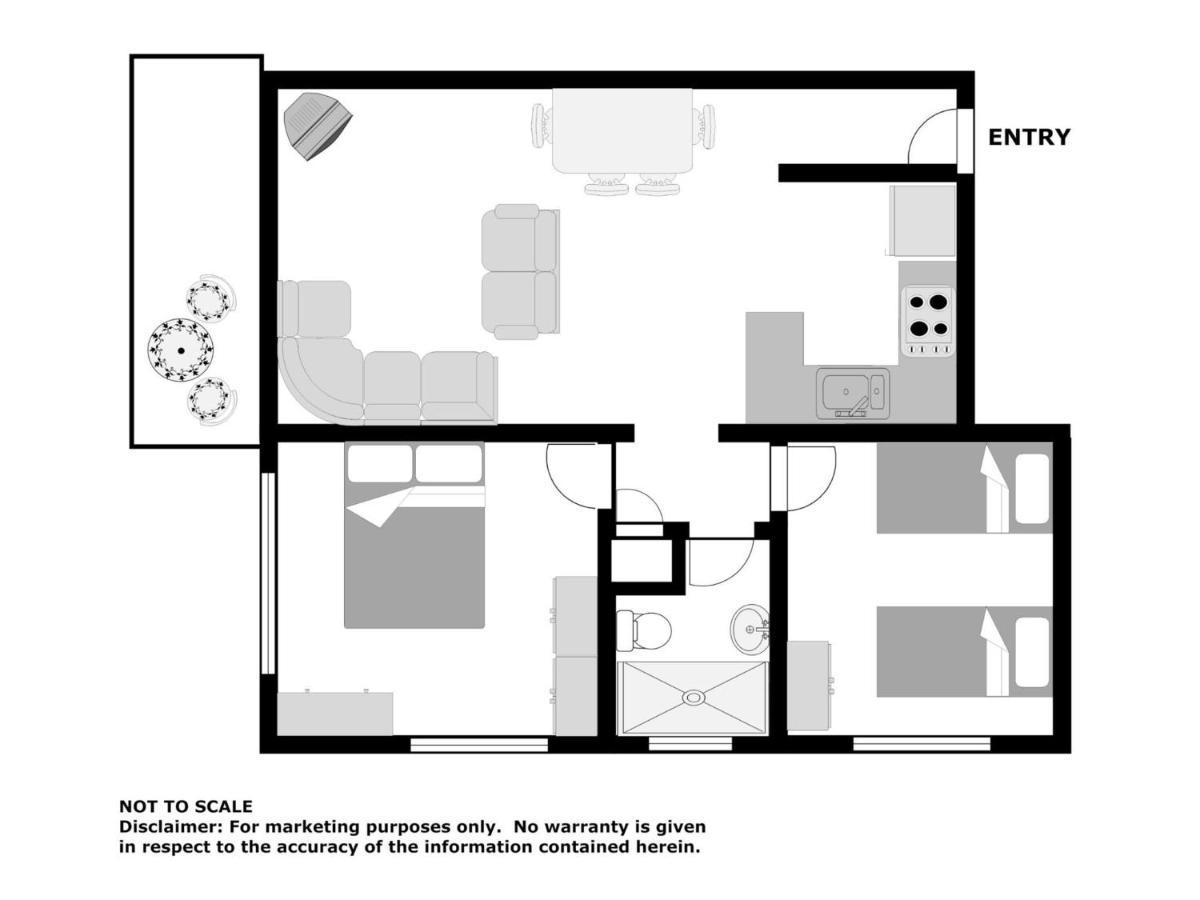شقة Bella Vista Unit 3 19 Shoal Bay Road المظهر الخارجي الصورة